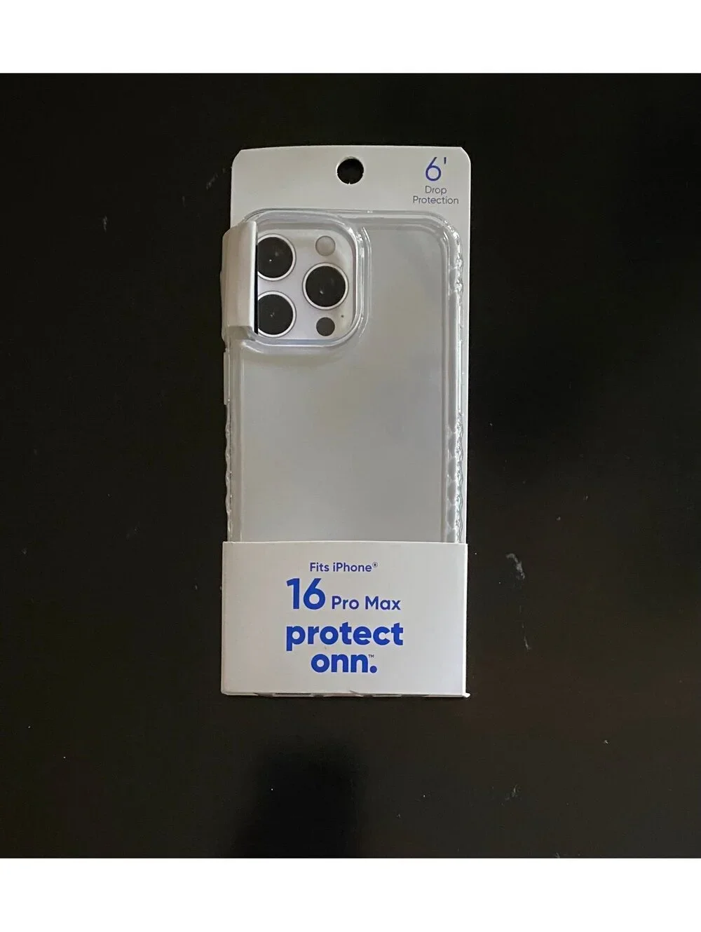 Onn Case for iPhone 16 Pro Max Clear